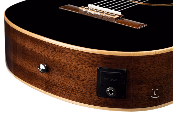 Ortega RCE238SN-BKT - Klassische elektroakustische Gitarre