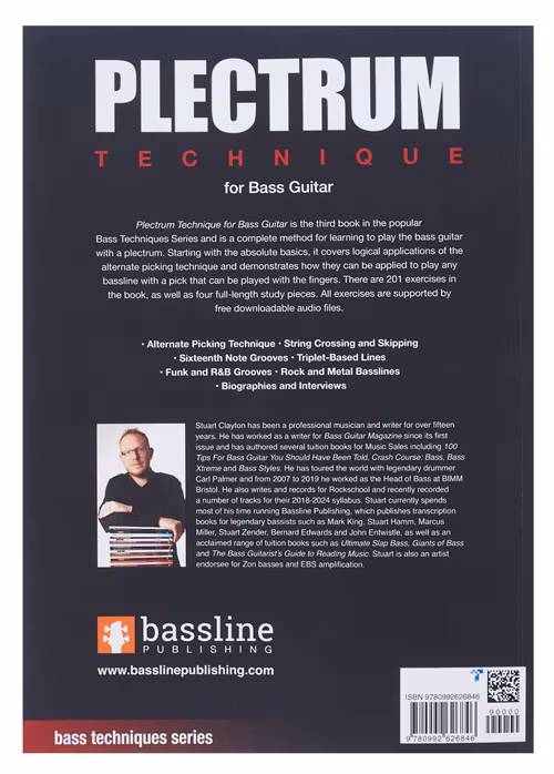 MS Plectrum Technique for Bass Guitar - Bass-Schule für Anfänger