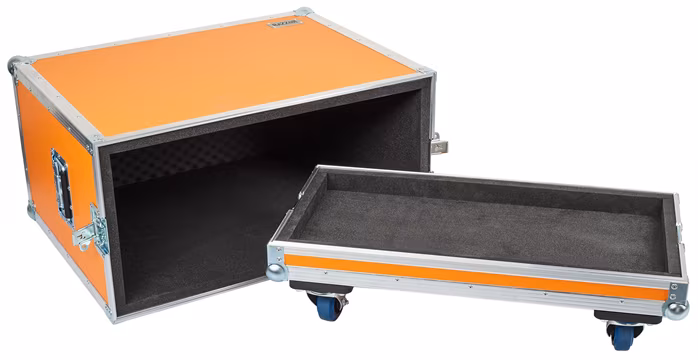 Razzor Cases Orange Rockerverb MKIII 50 combo DELUXE 20mm Case - Combo Flight Case