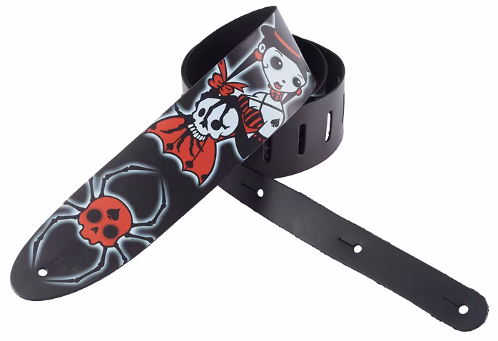 Perri's Leathers 11055 David Bollt Leather Strap - Gitarrengurt