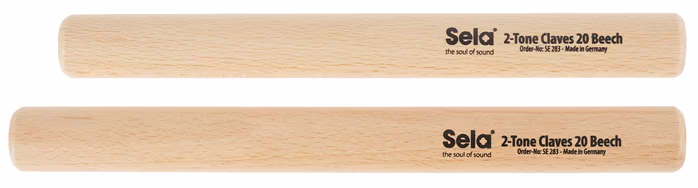 Sela 2-Tone Claves 20 Beech - Claves