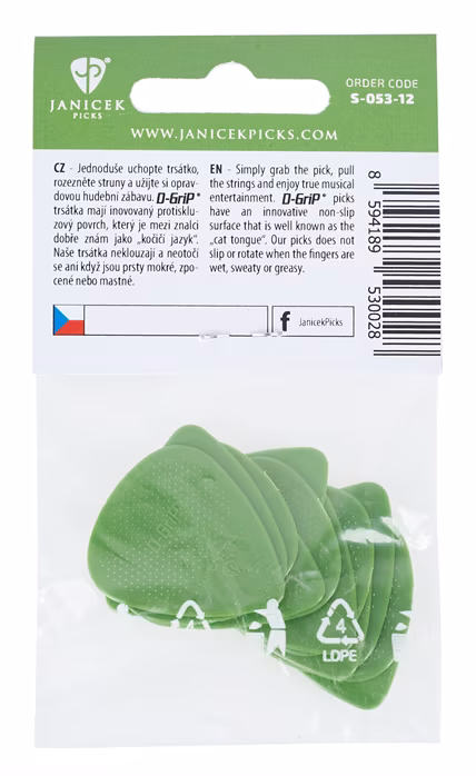 D-GriP Standard 0.53 12 pack - Plektren