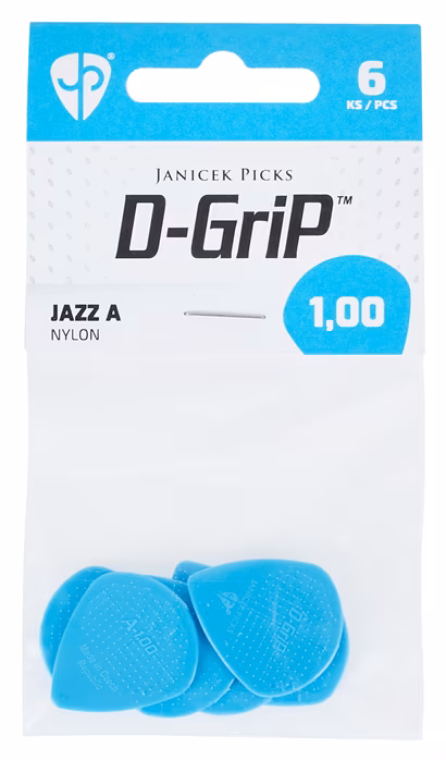 D-GriP Jazz A 1.00 6 pack - Plektren