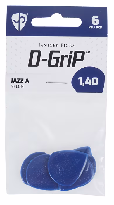 D-GriP Jazz A 1.40 6 pack - Plektren