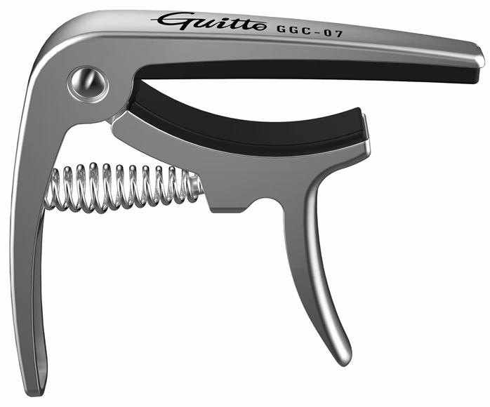 Guitto GGC-07 Ukulele Capo Silver - Kapodaster