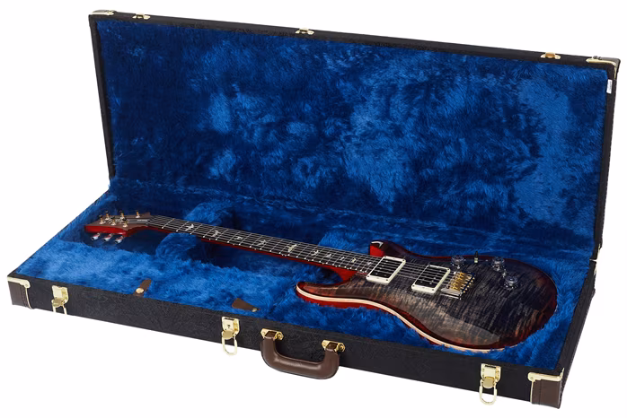 PRS Multi-Fit Hard Case, Black Paisley, Blue Interior - Koffer für E-Gitarre