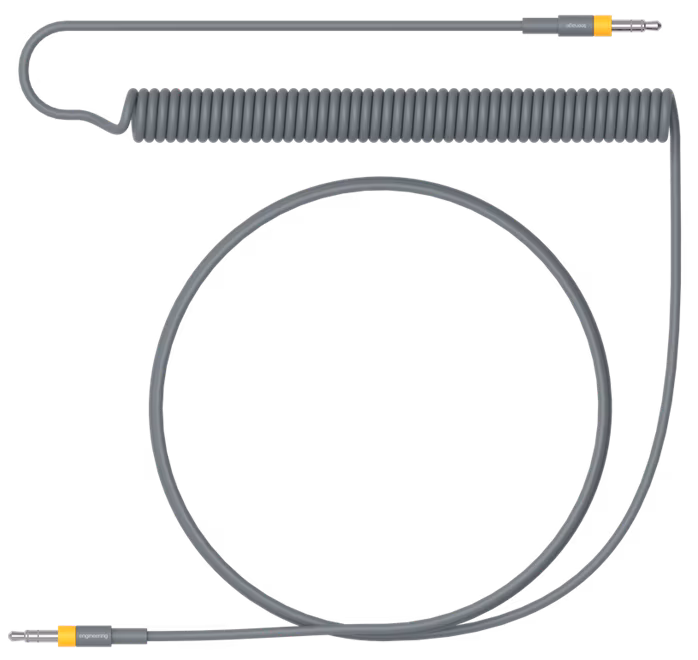 Teenage Engineering Audio cable reg curly long - Spiralkabel