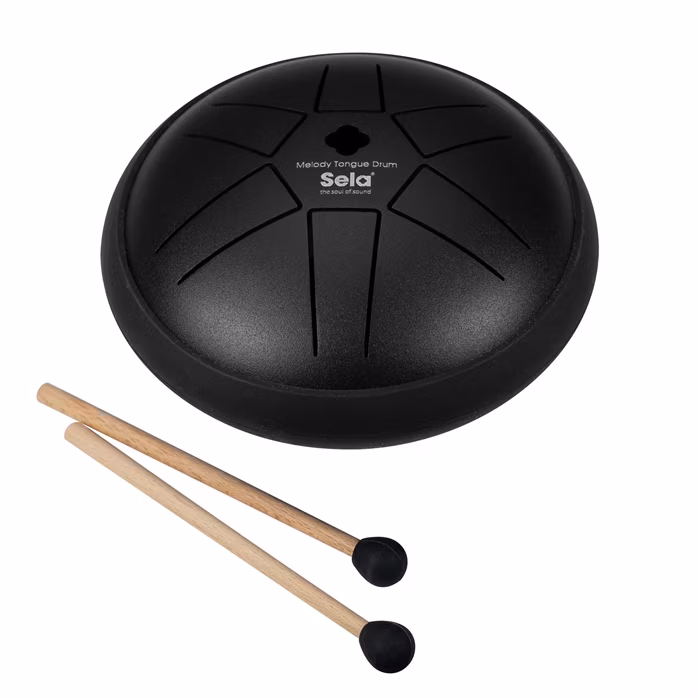 Sela 5.5" Melody Tongue Drum Black - Tonque Drum