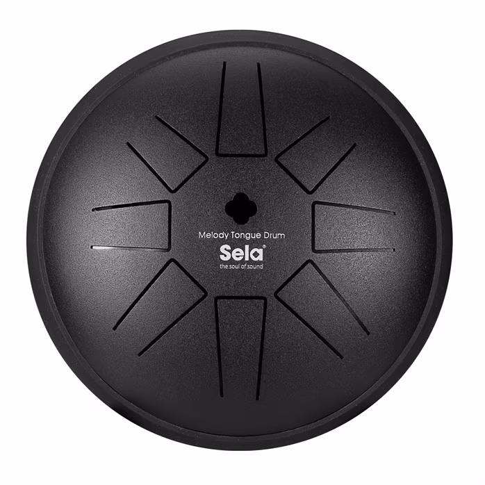 Sela 6" Melody Tongue Drum Black - Tonque Drum