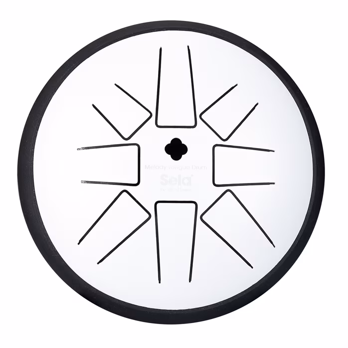 Sela 6" Melody Tongue Drum White - Tonque Drum