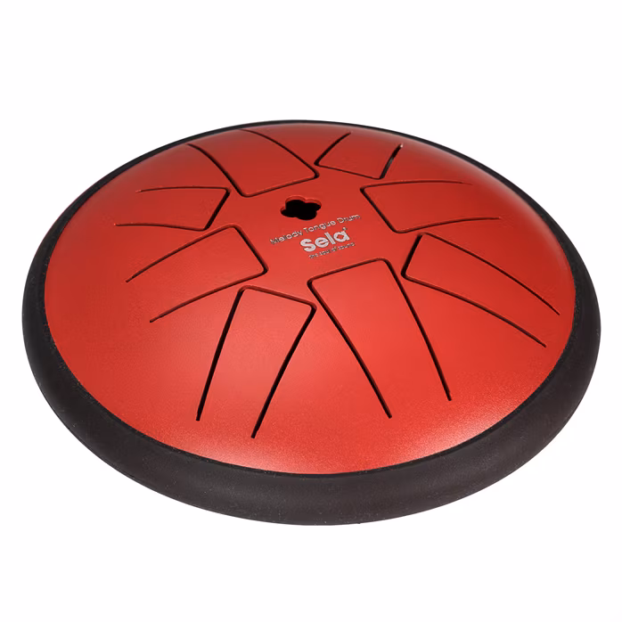 Sela 6" Melody Tongue Drum Red - Tonque Drum