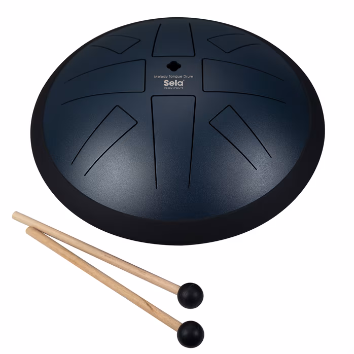 Sela 10" Melody Tongue Drum Navy Blue - Tonque Drum