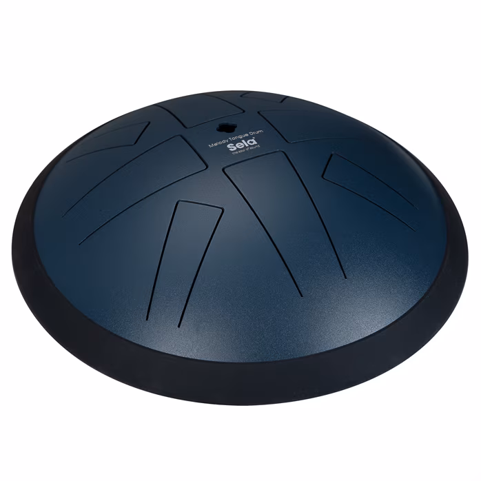 Sela 10" Melody Tongue Drum Navy Blue - Tonque Drum