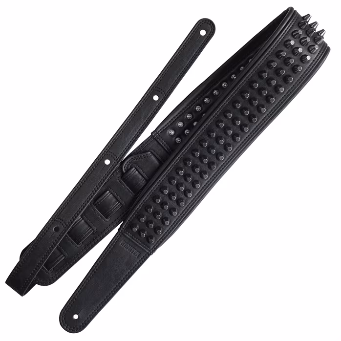 Richter Blackness Gunblack Pan Head Studs - Gitarrengurt