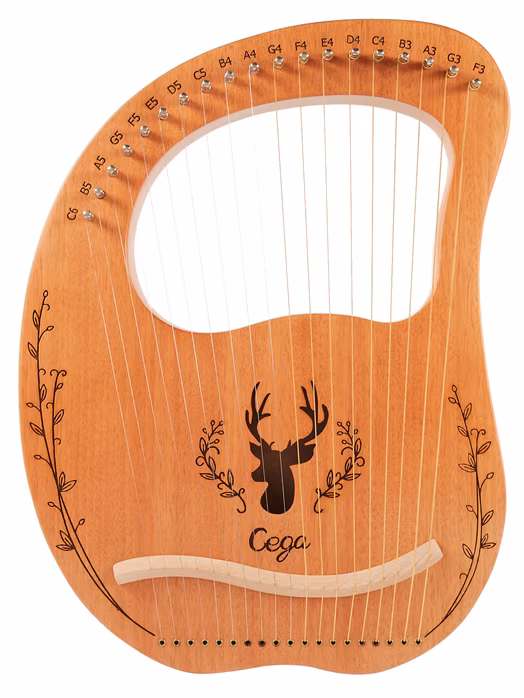Cega Lyre Harp 19 Strings Natural - Lyra