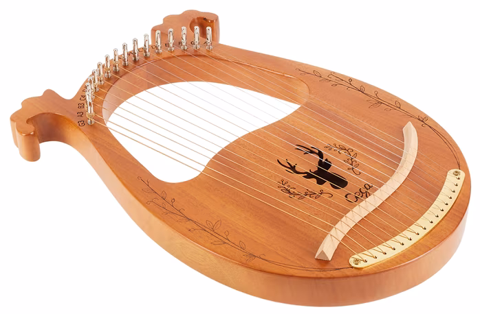 Cega Harp 16 Strings Natural - Lyra