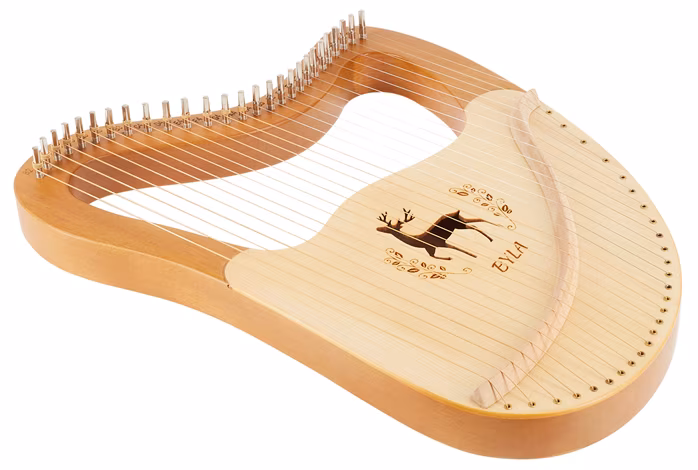Byla Lyre Harp 27 Strings Natural - Lyra