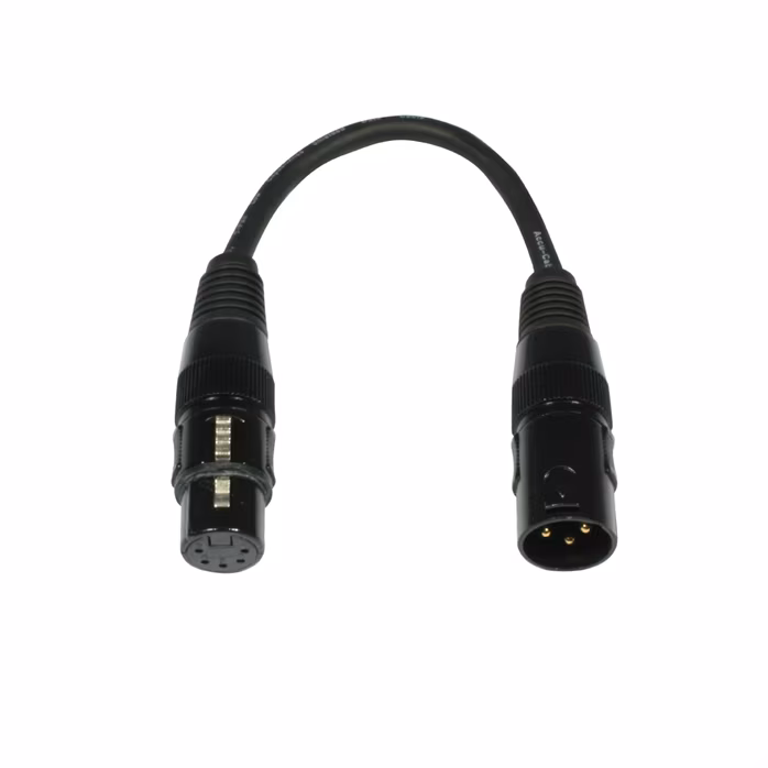 ADJ AC-DMXT/3M5F 3pin male/5pin female - Klinkenadapter