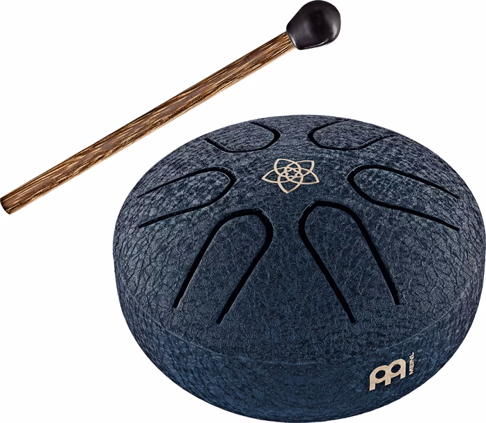 Meinl Sonic Energy 3" A Major Venus Flower Navy Blue Pocket Steel Drum - Tonque Drum