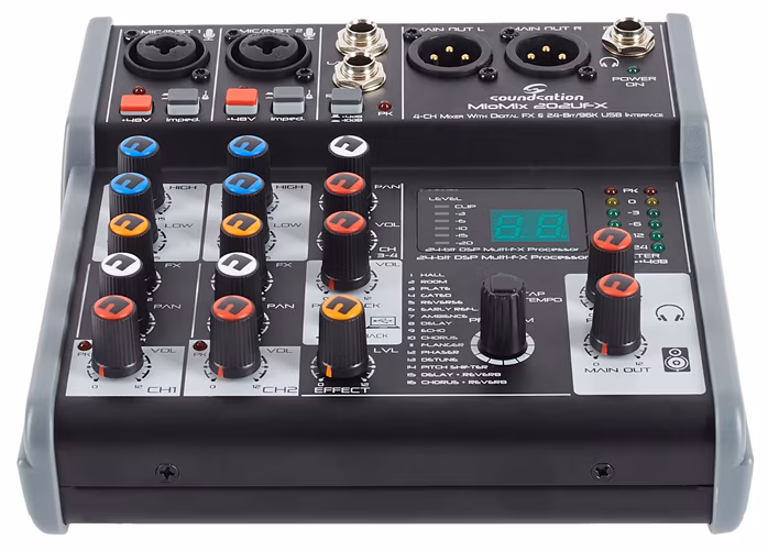 Soundsation MIOMIX 202UFX - Analoges Mischpult