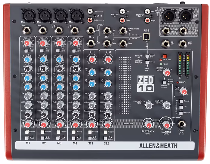 Allen&Heath ZED-10 - Analoges Mischpult