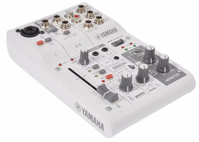 Yamaha AG03 MK2 WH LSPK - Package für Homerecording