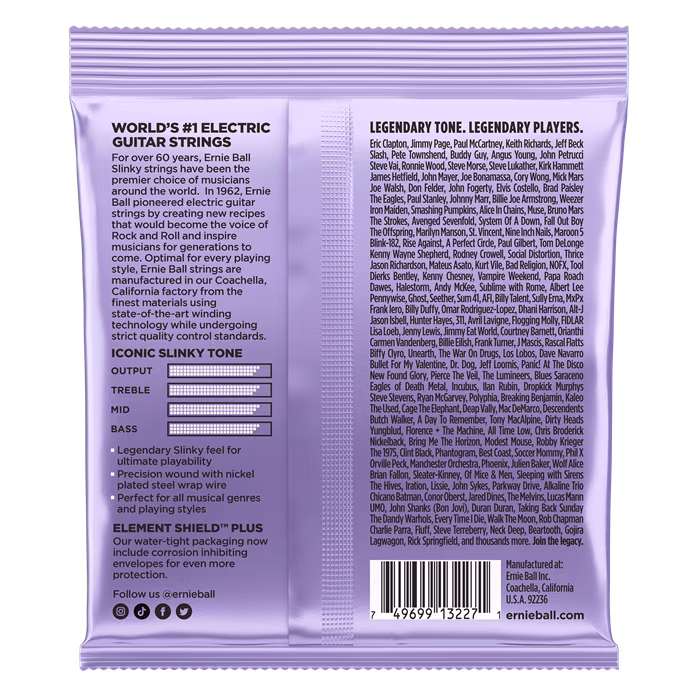 Ernie Ball 3227 Nickel Wound Ultra Slinky 3 Pack - Saiten für E-Gitarre