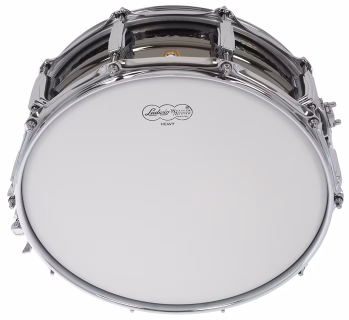 Ludwig 14" x 5" Hammered Black Beauty LB416K - Snare-Trommel