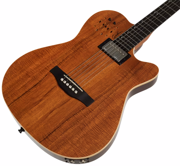 Godin A 6 ULTRA Extreme Koa HG - Elektroakustische Hybridgitarre