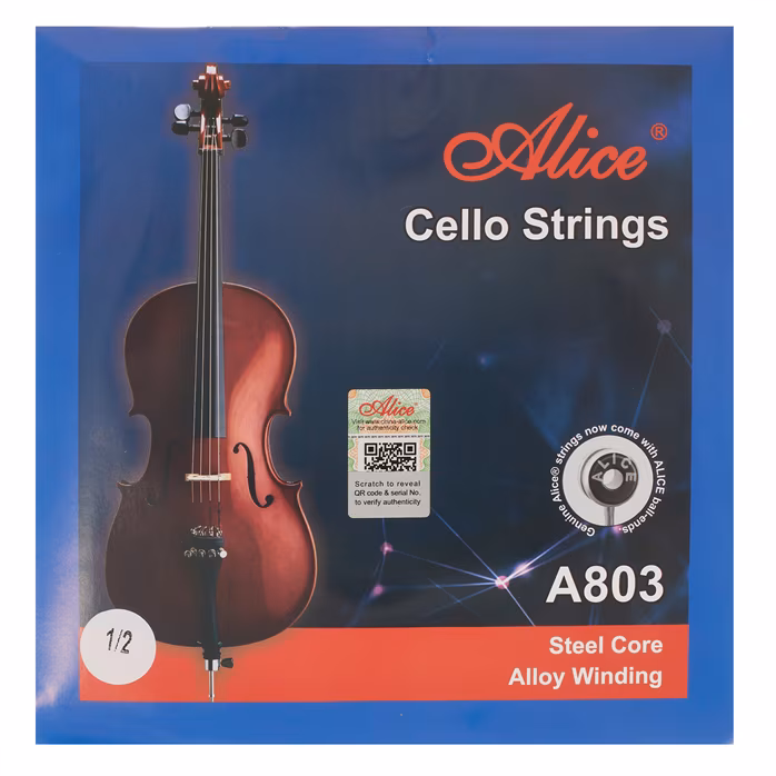 Alice A803 Basic Cello Strings 1/2 - Violoncello-Saiten