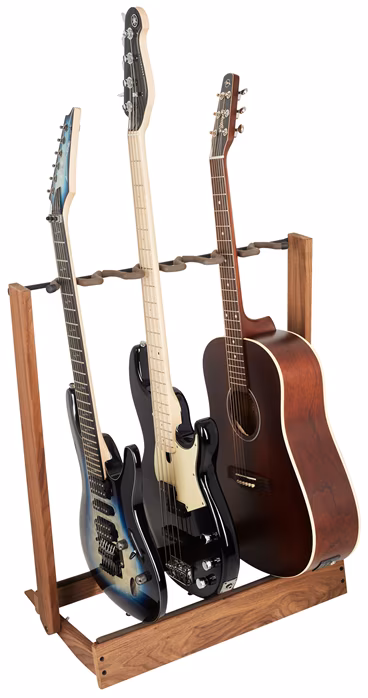 String-Swing Guitar Rack Black Walnut - Ständer für mehrere Instrumente