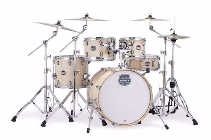 Mapex Mars Maple Studio Set Natural Satin - Schlagzeug