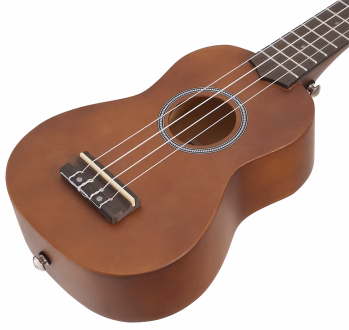 Cascha HH 3956 Soprano Ukulele Bundle Brown - Ukulele Set