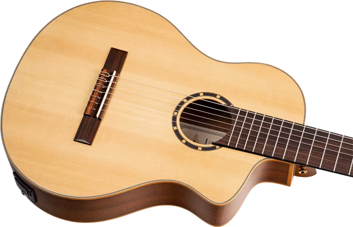 Ortega RCE133-7 (gebraucht) - Siebensaitige klassische elektroakustische gitarre