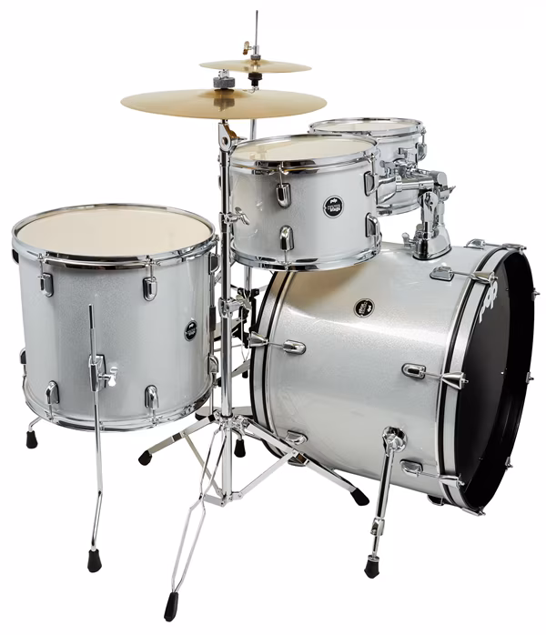 PDP Center Stage Diamond White Sparkle Rock Set - Schlagzeug