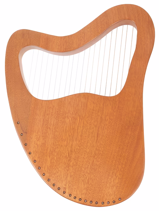 Byla Lyre Harp 21 Strings Coffee - Lyra