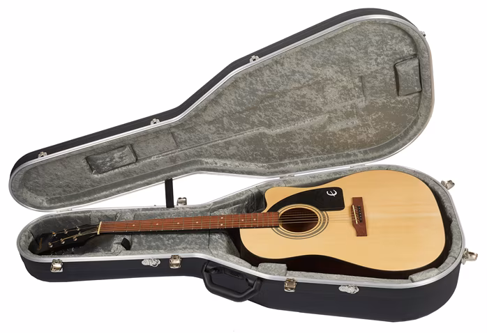 Hiscox Pro-II Large Classical Guitar Hard Case Black/Silver - Koffer für akustische Gitarre