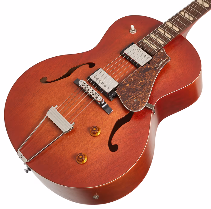 Godin 5th Avenue Jumbo HB Memphis Sun - Semiakustische Gitarre