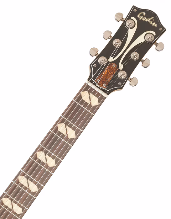 Godin 5th Avenue Jumbo P-Rail Harvest Gold - Semiakustische Gitarre