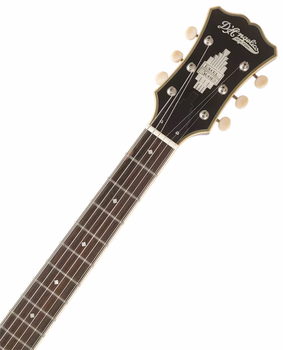 D'Angelico Excel DC Tour Collection Black - Semiakustische Gitarre