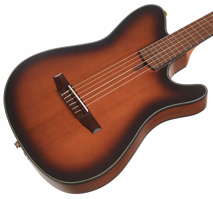 Ibanez FRH10NF Brown Sunburst - Klassische elektroakustische Gitarre