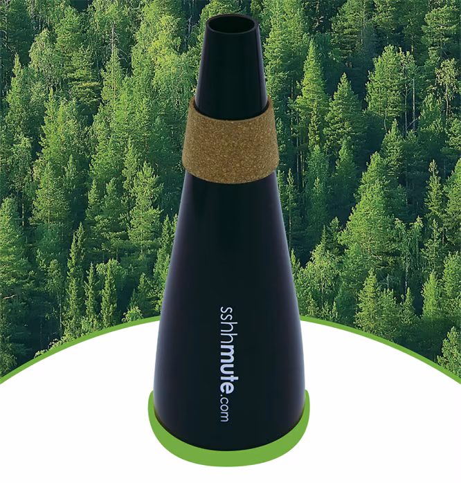 Bremner Music Practice Black/Green - Dämpfer für Trompete