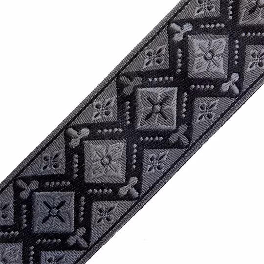 Richter Retro Black/Grey - Gitarrengurt