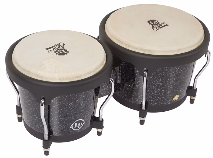 Latin Percussion Aspire Santana Black Magic Bongo - Bongos