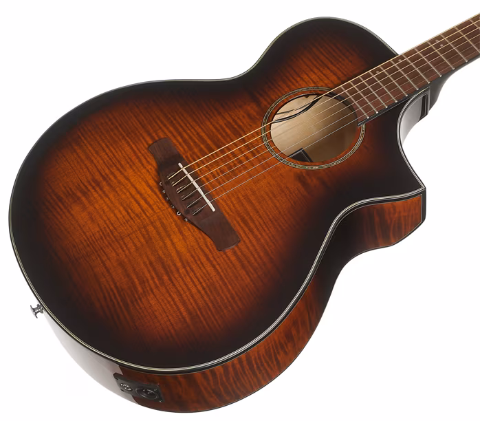 Ibanez AEWC400S Amber Sunburst - Elektroakustische Gitarre