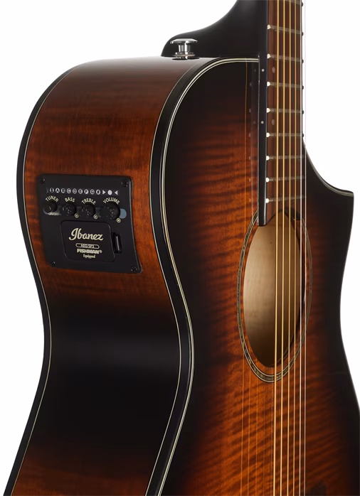 Ibanez AEWC400S Amber Sunburst - Elektroakustische Gitarre