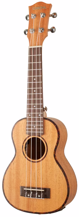 Cascha HH 2026E Soprano Mahogany Ukulele Set EQ - Elektroakustische Ukulele