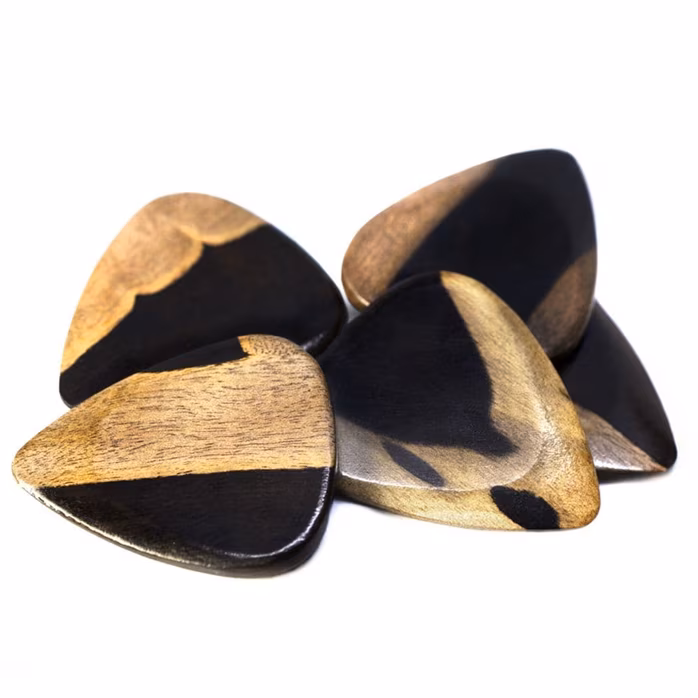 Timber Tones Malay Ebony 4-Pack - Plektren
