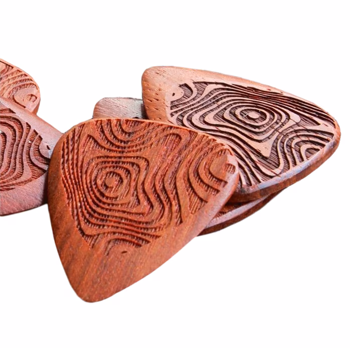Timber Tones Laser Tones Grip Thumb Print - Plektrum