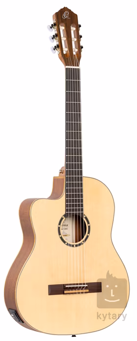 Ortega RCE125SN-L - Linkshänder elektroakustische klassische Gitarre